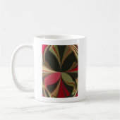 Edgy Earth Kaleidoskop Art Print Kaffeetasse (Links)
