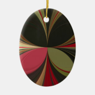 Edgy Earth Kaleidoskop Art Print Keramikornament