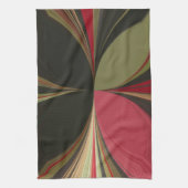 Edgy Earth Kaleidoskop Art Print Küchentuch (Vertikal)