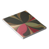 Edgy Earth Kaleidoskop Art Print Notizblock (angewinkelt)