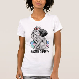 Edgy Easter Bunny Oaster kommt T-Shirt