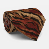 Edgy Fathers Day Animal Print Krawatte (Gerollt)