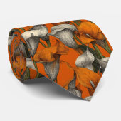 Edgy For Him Calla Lilies Krawatte (Gerollt)