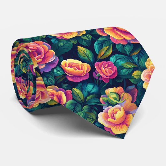 Edgy For Him Rose Krawatte (Gerollt)