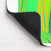 Edgy Geometric Neon Design Mousepad (Ecke)