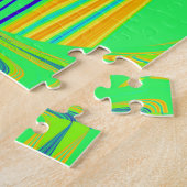 Edgy Geometric Neon Design Puzzle (Seite)