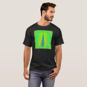 Edgy Geometric Neon Design T-Shirt (Vorne ganz)