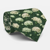 Edgy Gifts For Guys Carnation Flower Krawatte (Gerollt)