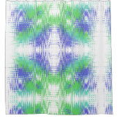 Edgy Glitch Effect Contemporary Zuhause Style Duschvorhang (Vorderseite)