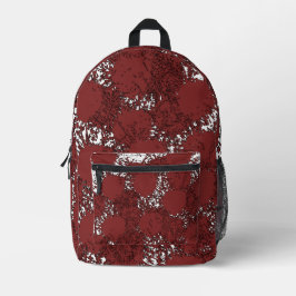 Edgy Grunge Backpack – Trendy & Bold Bedruckter Rucksack