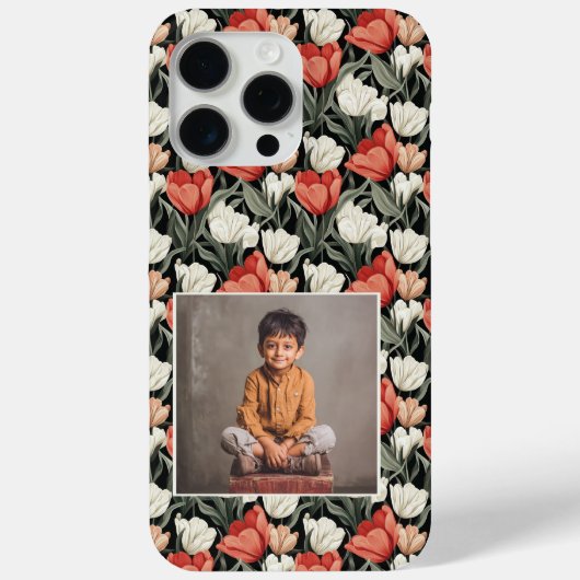 Edgy Holiday Gift Tulip Flower Photo  Case-Mate iPhone Hülle (Rückseite)