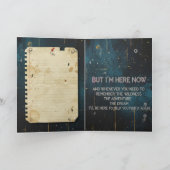 Edgy "Mourn Your Youth" Funny Belated Birthday Car Karte (Innenseite)