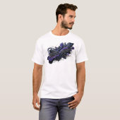 Edgy Navy FOCUSED T-Shirt (Vorne ganz)