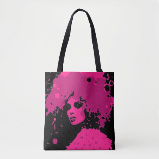 Edgy Retro über den Grunge-Design-Tank Tasche (Vorderseite)