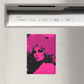 Edgy Retro über Grunge Design Magnet (In Situ (Geschirrspüler))