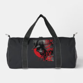 Edgy Samurai Warrior Japanese Red Sun Duffel Bag Duffle Bag (Vorderseite)