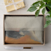 Edgy Seventies Woman Decoupage Seidenpapier (Geschenk)