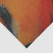 Edgy Seventies Woman Decoupage Seidenpapier (Detail)