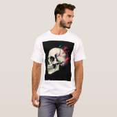 Edgy Skull Graphic Men's T - Shirt - kühl und stil (Vorne ganz)