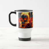 Edgy Skull Thermal Tasse - Rose & Brandtränke (Links)