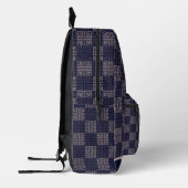 Edgy Summer Name Custom Backpack Bedruckter Rucksack (Links)