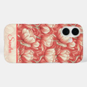 Edgy Teacher Appreciation Gift Tulip Flower Name Case-Mate iPhone Hülle (Rückseite (Horizontal))