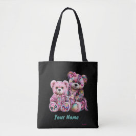 Edgy Too Punk Rosa Bären Tasche