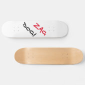 Edgy Zag Dog Whiteboard Skateboard (Horizontal)