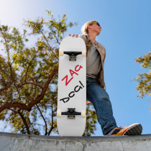 Edgy Zag Dog Whiteboard Skateboard