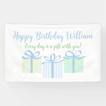 EDIAG Boy Birthday Banner