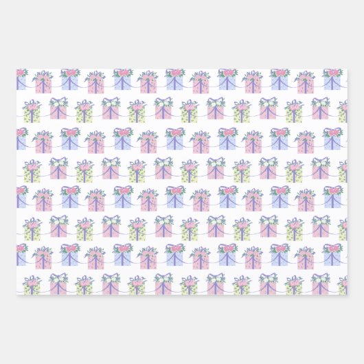 EDIAG Wrapping Paper Flat Sheet Set 3 Geschenkpapier Set (Vorderseite 2)