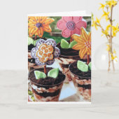 "EDIBLE BLOOMS" FÜR JEMAND, DER BLUME WACHSEND KARTE (Gelbe Blume)