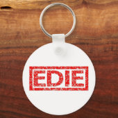 Edie Briefmarke Schlüsselanhänger (Vorderseite)