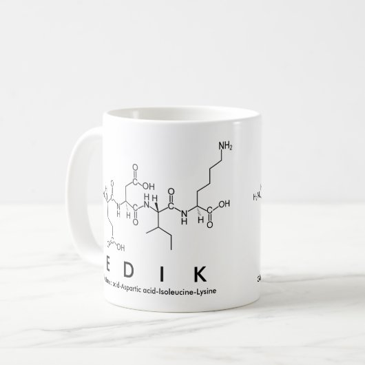 Edik Peptidname Tasse (Vorderseite Links)