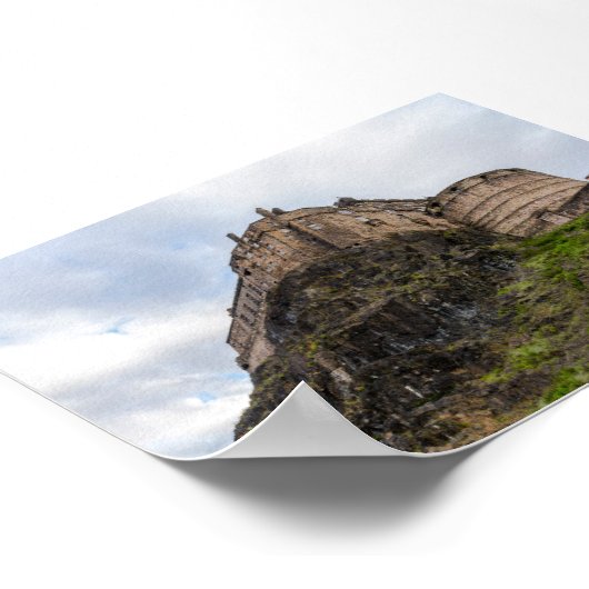 Edimburgh castle poster (Ecke)