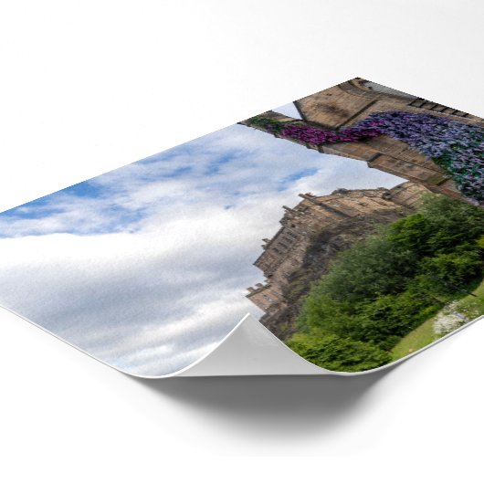 Edimburgh castle poster (Ecke)