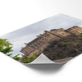Edimburgh castle poster (Ecke)