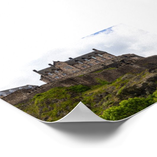 Edimburgh castle poster (Ecke)