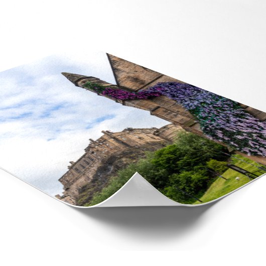 Edimburgh castle poster (Ecke)