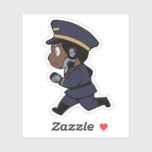 Edin Running - Second Contact Vinyl Sticker (Blatt)