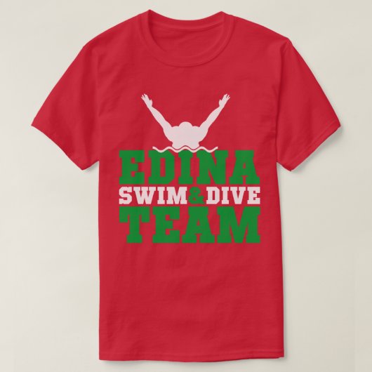 Edina Swim Dive Team 5 T-Shirt (Design vorne)