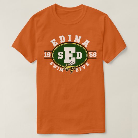 Edina Swim Dive Team 6 T-Shirt (Design vorne)