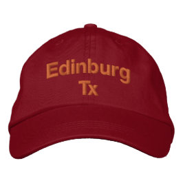 Edinburg Texas cap Bestickte Baseballkappe