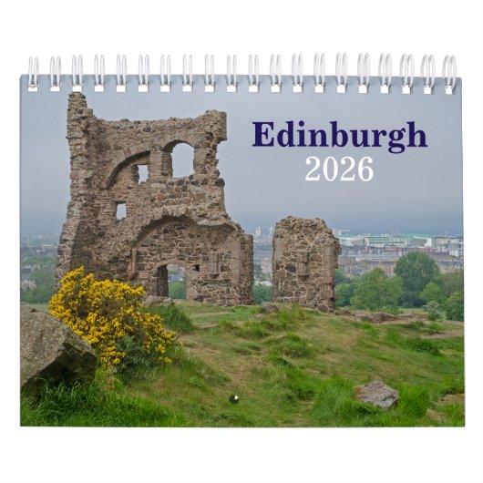 Edinburgh 2026 Calendar Kalender (Titelbild)