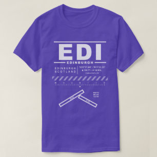 Edinburgh Airport EDI Tee Shirt
