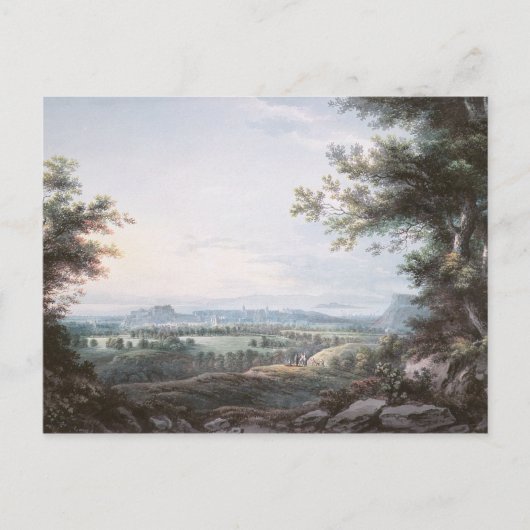 Edinburgh aus dem Süden, 18. Jahrhundert Postkarte (Vorderseite)