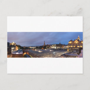Edinburgh bei Twilight Postkarte