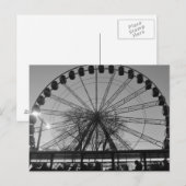 Edinburgh Big Wheel Postkarte (Vorne/Hinten)