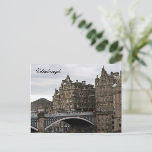 Edinburgh-Brücke Postkarte (Stehend Vorderseite)