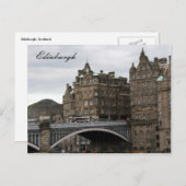 Edinburgh-Brücke Postkarte (Vorne/Hinten)